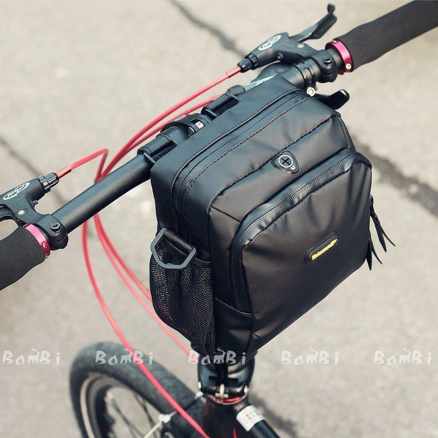 フロントバッグ 自転車 ハンドルバッグ サイクリングバッグ バッグ サイクル ロードバイク 自転車用 防水 取り付け簡単